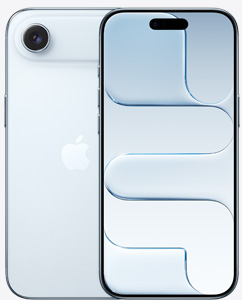 스카이 블루 색상의 iPhone Air