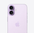 iPhone 17, face arrière, couleur lavande, système à deux caméras Fusion dans la partie supérieure gauche